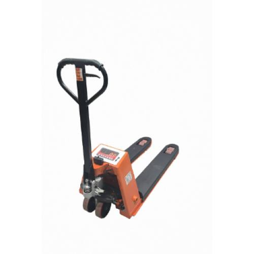 Тележка гидравлическая с весами встроеннный дисплей 2500 кг 1150 мм полиуретановые колеса TOR AC-CW3