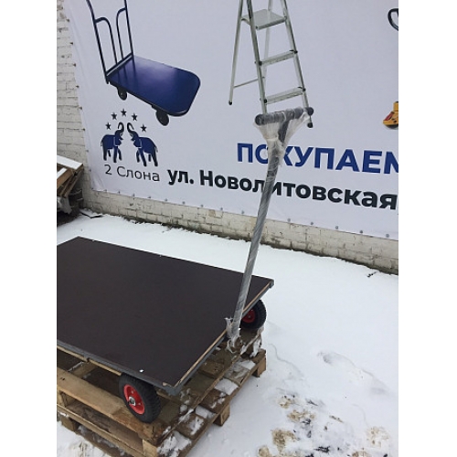 Тележка облегченная с поворотной осью