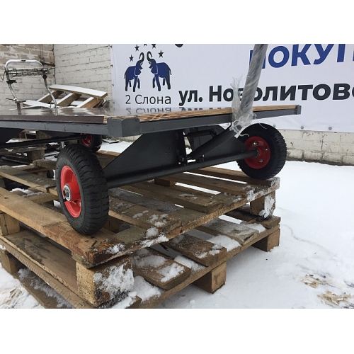 Тележка облегченная с поворотной осью
