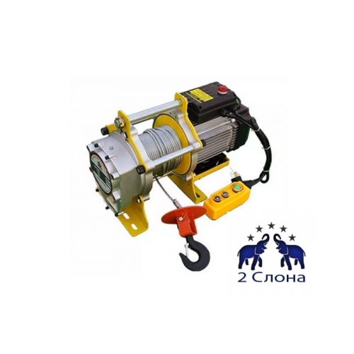 Лебедка TOR CD-300/600-A (KCD-300/600 kg, 380 В) с канатом 40 м (алюминиевый корпус)