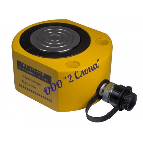 Домкрат гидравлический телескопический низкий TOR HHYG-100D (ДТ100Г69) 100 т, 3ур